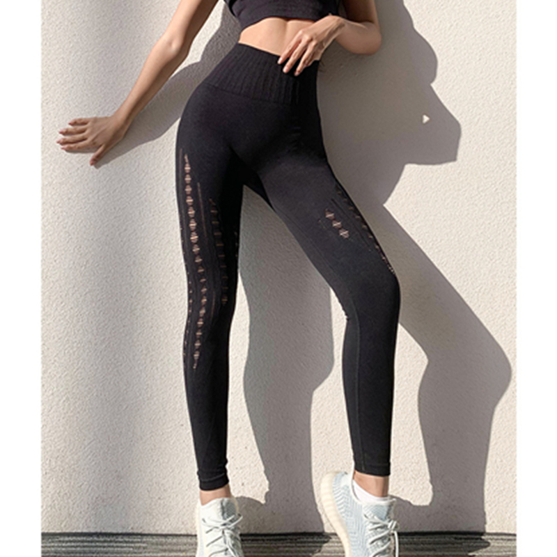 Leggings para mujer Pantalones de yoga Estiramiento Levantamiento de cadera Pantalones para correr Traje de yoga Pantalones deportivos